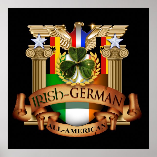 Irish German All-American Poster (Framsidan)