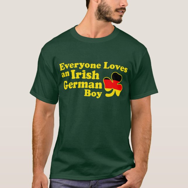 Irish German Boy Tee Shirt (Framsida)