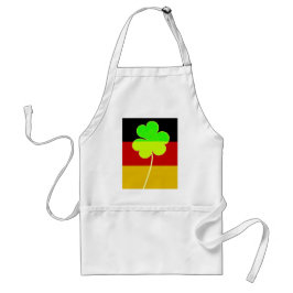 Irish German Flagga Shamrock Klöver St. Patrick Ro Förkläde