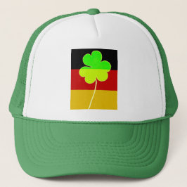 Irish German Flagga Shamrock Klöver St. Patrick Ro Keps