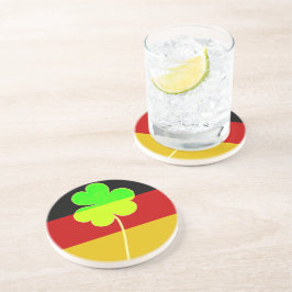 Irish German Flagga Shamrock Klöver St. Patrick Ro Underlägg