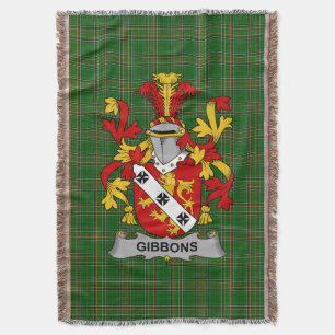 Irish Gibbons eller McGibbons Jackar om Arm Family Filt