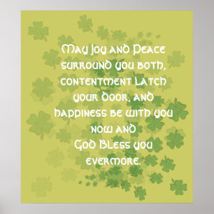 Irish Giftermål Blating Poster