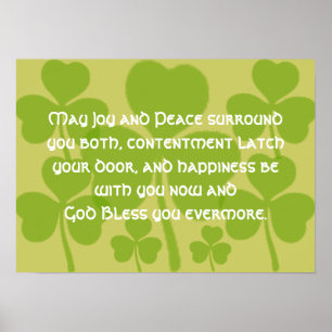 Irish Giftermål Bluting - Poster