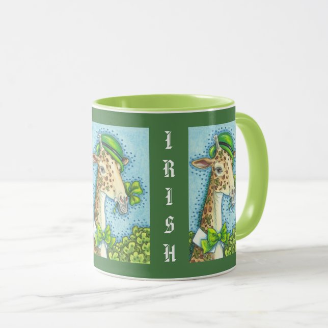 IRISH GIRAFFE ST. PATRICK'S DAY MUGG Combo (Framsida höger)