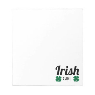 Irish Girl Anteckningsblock