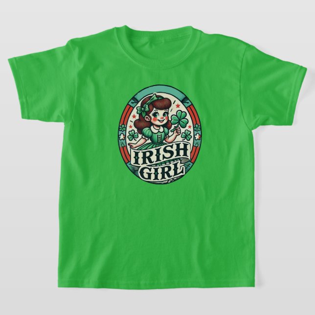 Irish Girl T Shirt (Laydown)