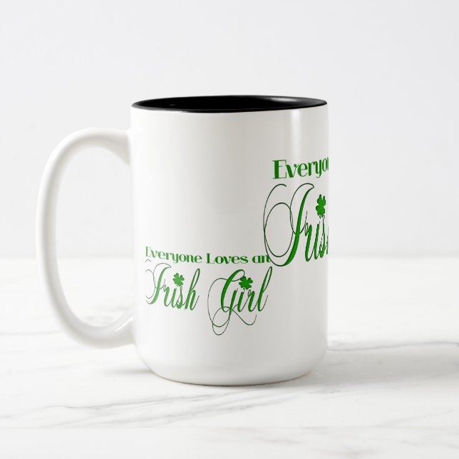 Irish Girl Två-Tonad Mugg (Vänster)