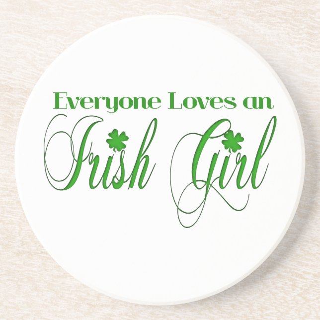 Irish Girl Underlägg Sandsten (Framsidan)