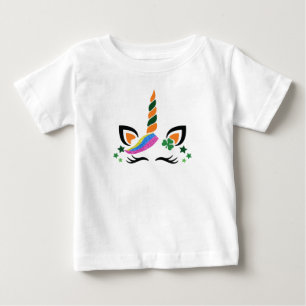 Irish Girl Unicorn Småbarn Tee - Cute Baby Shirt