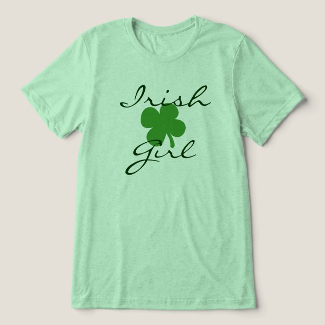 Irish Girl Women's St. Patrick's Day Tee (Design Framsida)