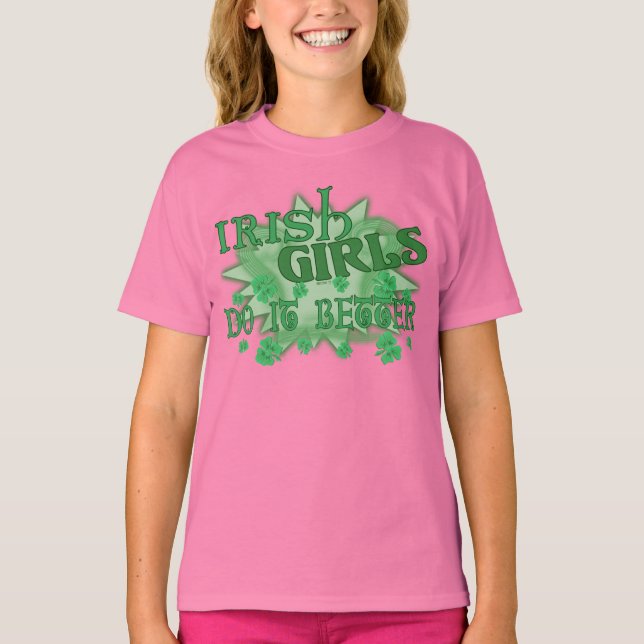 Irish Girls, bättre barn T Shirt (Framsida)