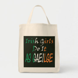 Irish Girls Do It Flagga overlay gton Tygkasse