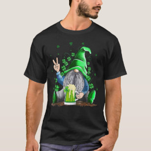 Irish Gnome Drink Beer Funny St patricks day T Shirt