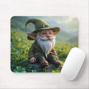 Irish Gnome in a Klöver Fält Musmatta