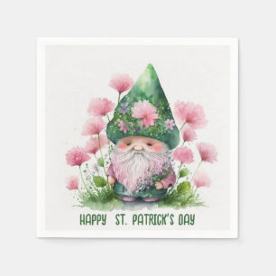 Irish Gnome St. Patrick's Day Pappersservett