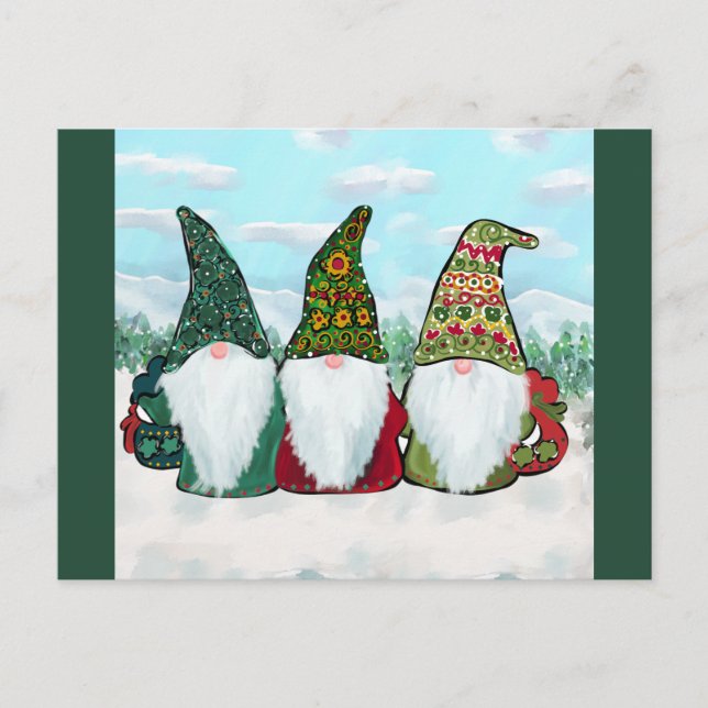 IRISH GNOMES VYKORT (Framsida)