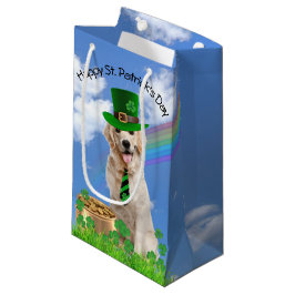 Irish Golden Retriever with Pot of Guld