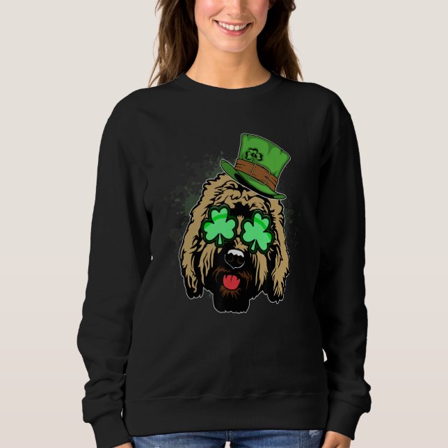 Irish Goldendoodle Doodle Dog   St Patricks Day Pe T Shirt (Framsida)