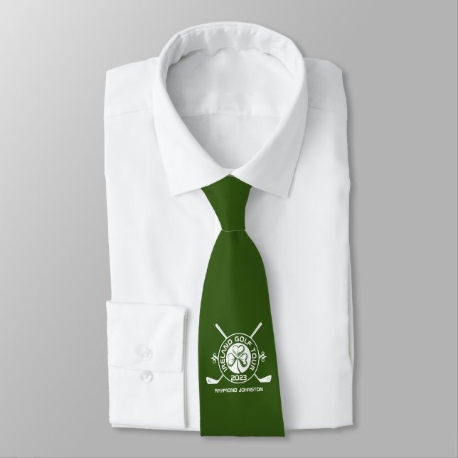 Irish Golf Ireland Golf Tour Tie Slips (Bunden)