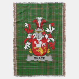 Irish Grace Jackar om Arm Family Crest Ireland Filt