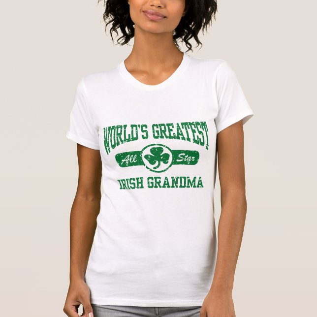 Irish Grandma T-shirt (Framsida)