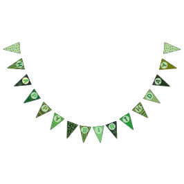 Irish Grattis på födelsedagen Banner Vimplar