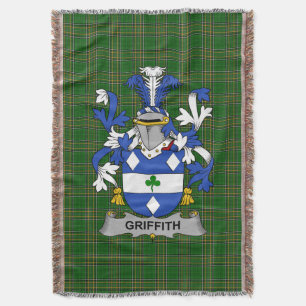 Irish Griffith Jackar om Arm Family Crest Ireland Filt