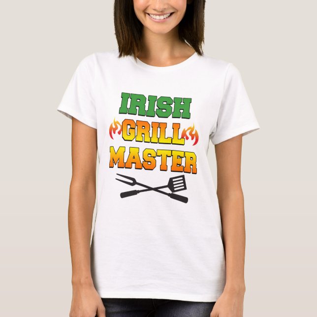 Irish Grill Master T-shirt (Framsida)