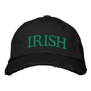 Irish grönt Black anpassningsbar coola St. Patric Broderad Keps