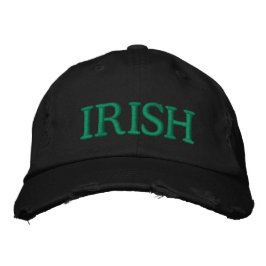 Irish grönt Black anpassningsbar coola St. Patrick Broderad Keps