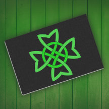 Irish Grönt Celtic Knot