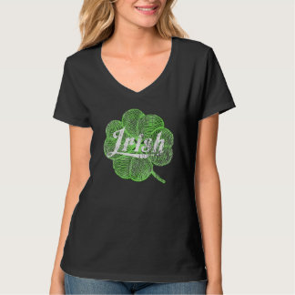 Irish Grönt Klöver St. Patrick's Day Ireland T Shirt