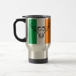 IRISH Grönt Orange med Coola BULL/TAURUS Zodiac Resemugg
