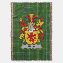 Irish Hale eller McHale Jackar av Arm Family Crest Filt