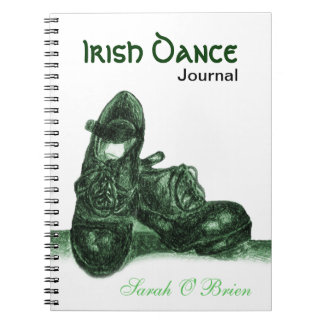 Irish Hard Shoes Journal Anteckningsbok Med Spiral