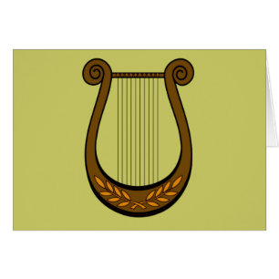 Irish Harp Hälsningskort