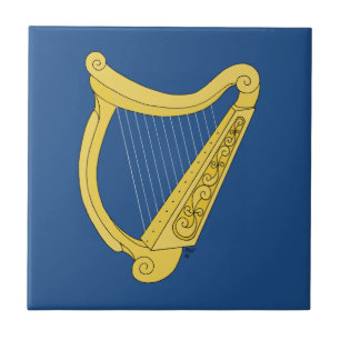 Irish Harp Kakelplatta