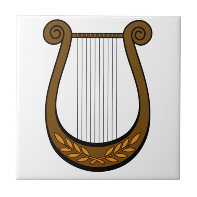 Irish Harp Kakelplatta (Framsidan)