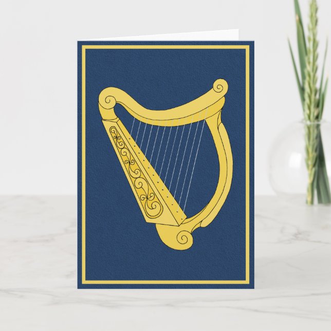 Irish Harp Kort (Framsida)
