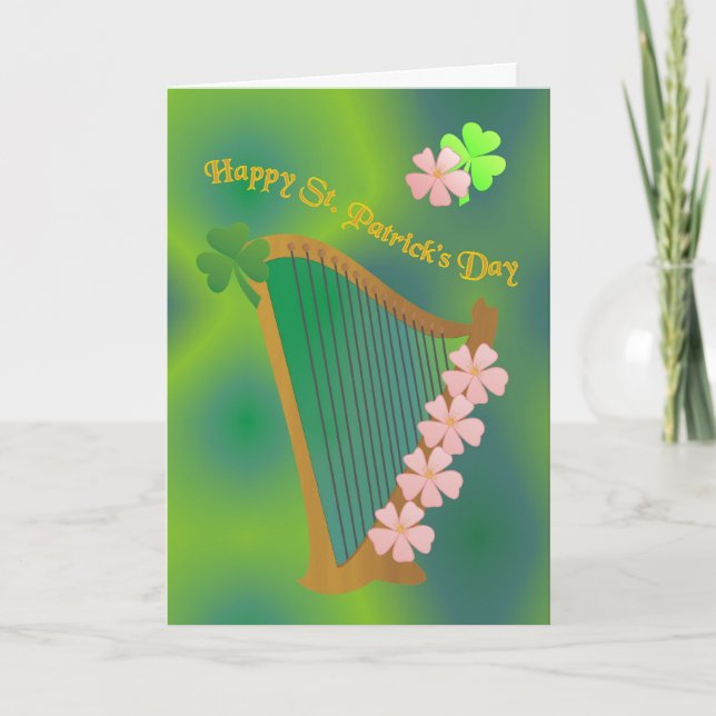 Irish harp kort (Framsida)