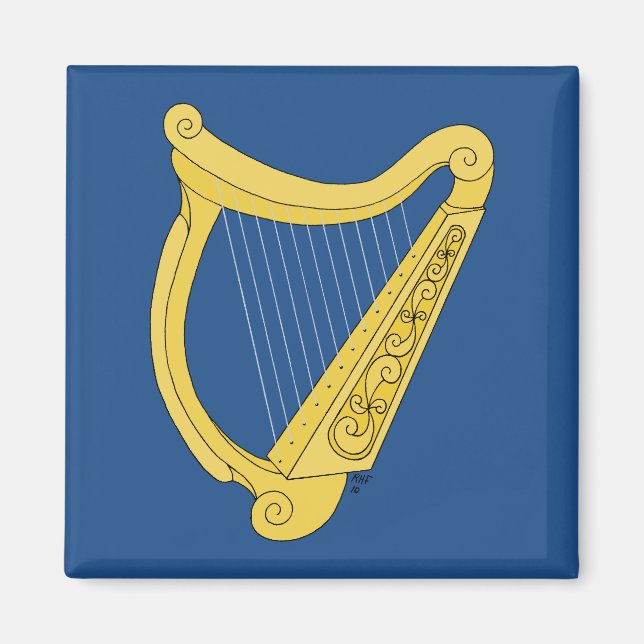 Irish Harp Magnet (Framsidan)