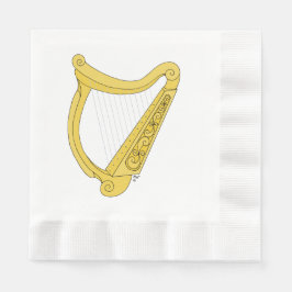 Irish Harp Pappersservett
