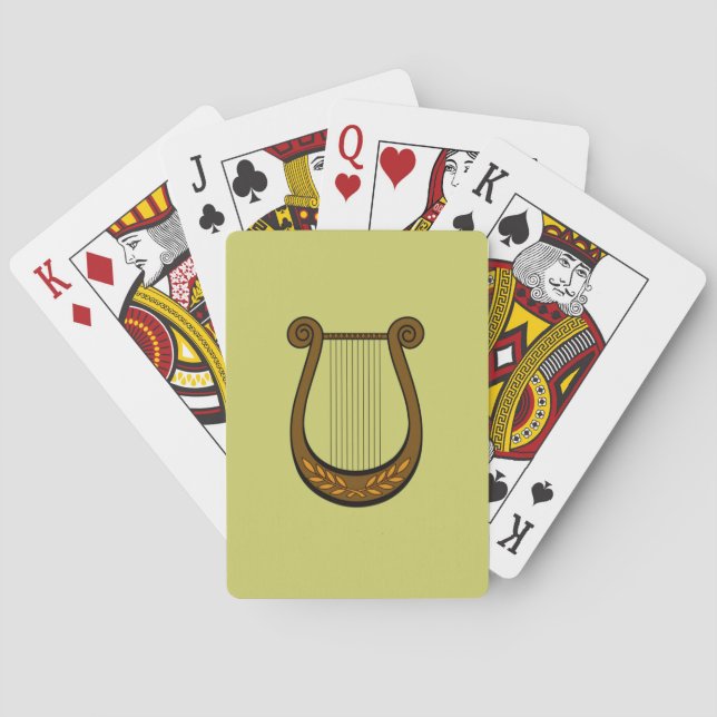 Irish Harp Spel Kort (Baksidan)