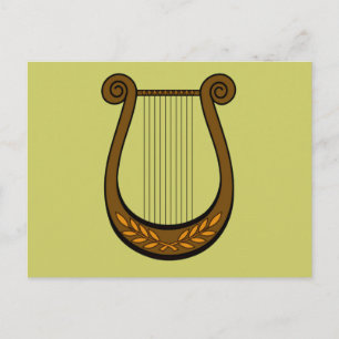 Irish Harp Vykort