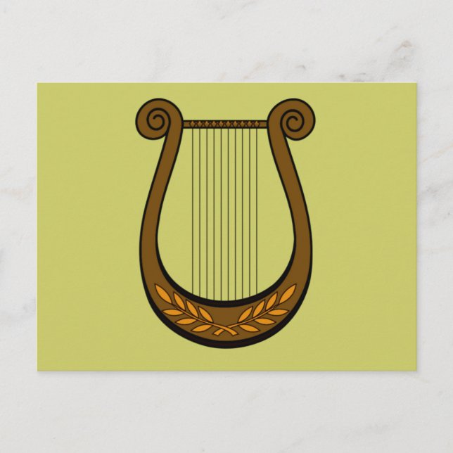 Irish Harp Vykort (Framsida)