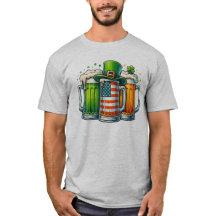 🇮 Irish Hat, American Flagga & Beer