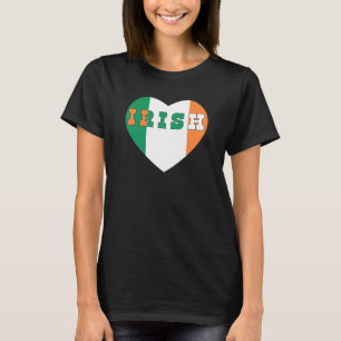 Irish Heart Ireland I kärlek Irleand St Patrick T Shirt