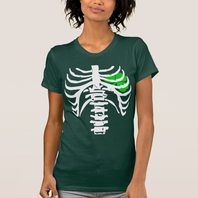 Irish Heart X-Ray T-Shirt (Framsida)