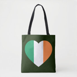 Irish Heartflag stcent Tygkasse